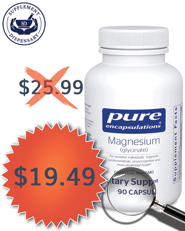 NL Pure Encapsulations Magnesium (Glycinate) 90 Caps